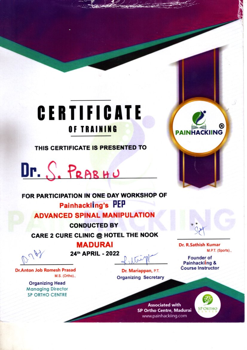 ADVANCED SPINAL MANIPULATION