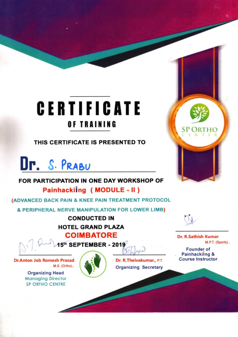 ADVANCED BACK PAIN & KNEE PAIN TREATMENT PROTOCOL & PERIPHERAL NERVE MANIPULATION FOR LOWER LIMB