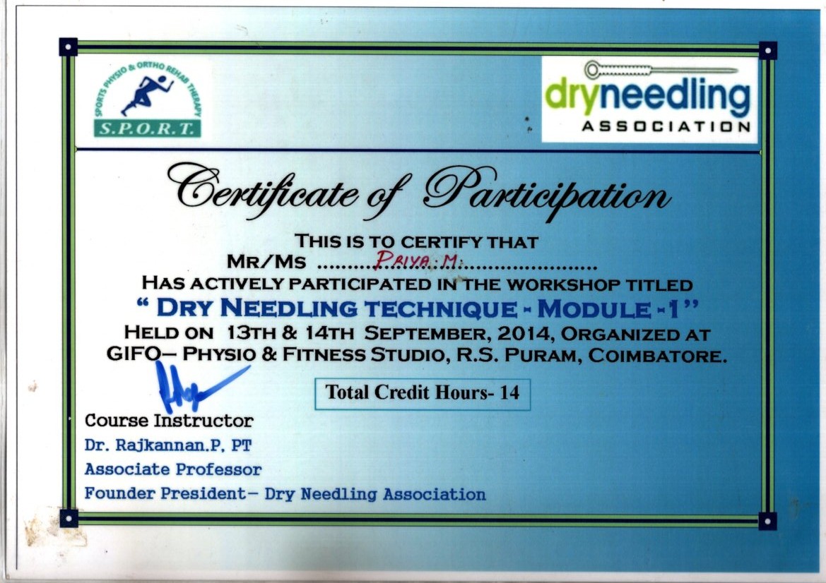 Dry Needling Techniqes